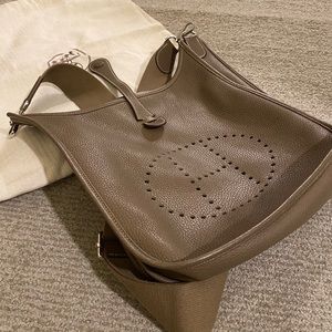 Hermès 29 Evelyne etoupe bag